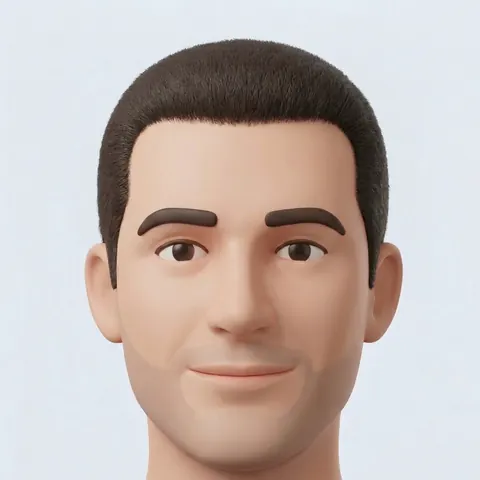 Hairline with maximum density