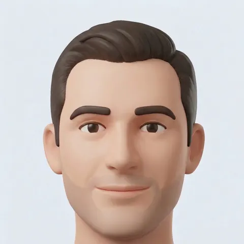 Hairline with natural, full density