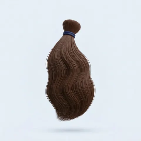 A lock of wavy hair