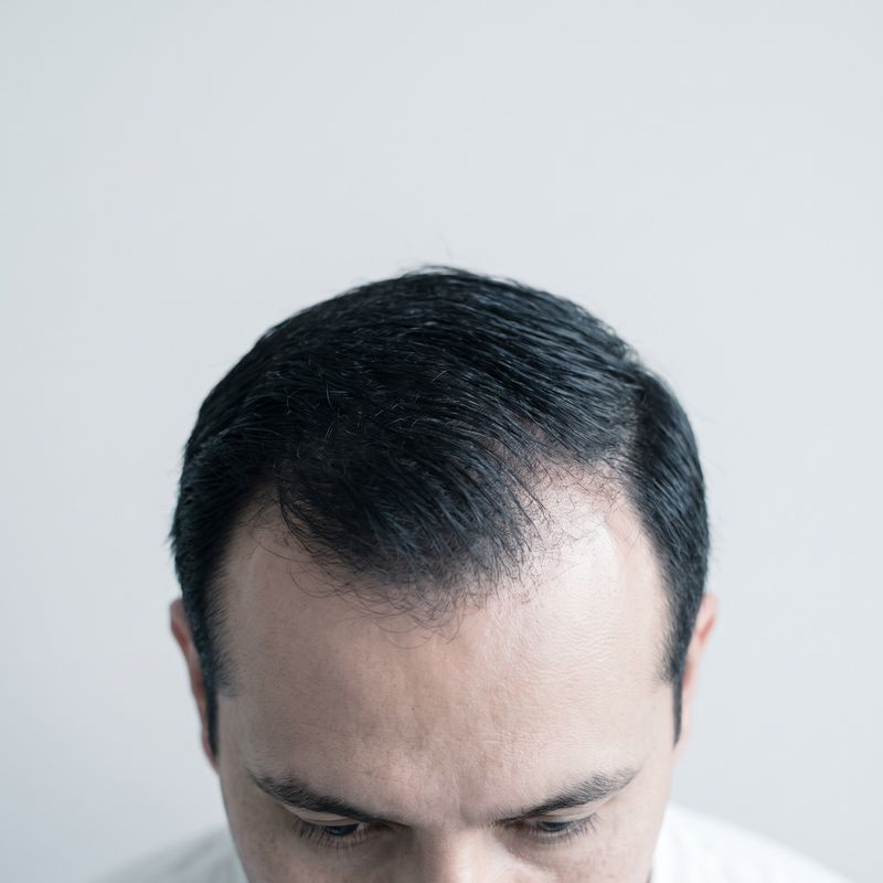 Receding hairline