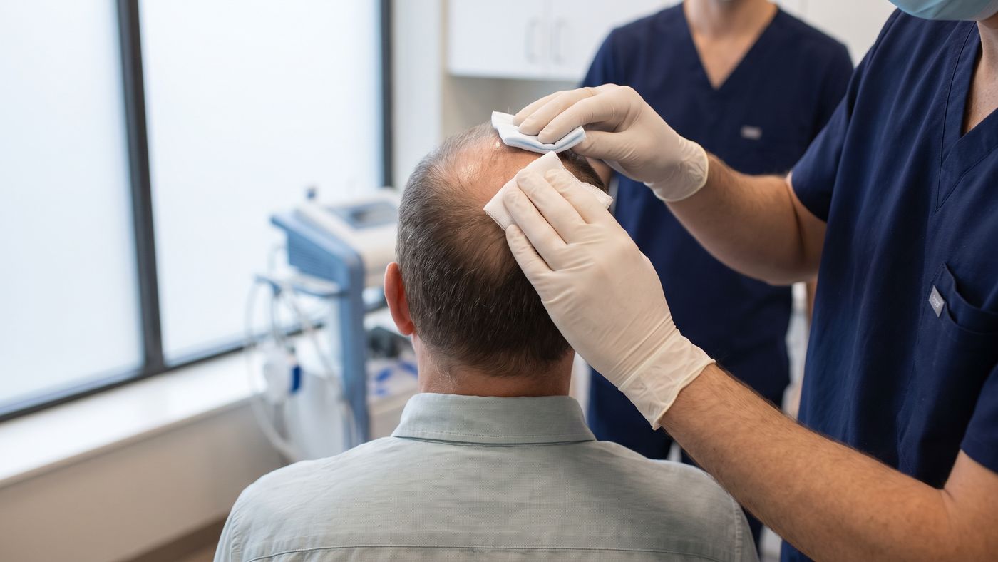 Scalp numbing
