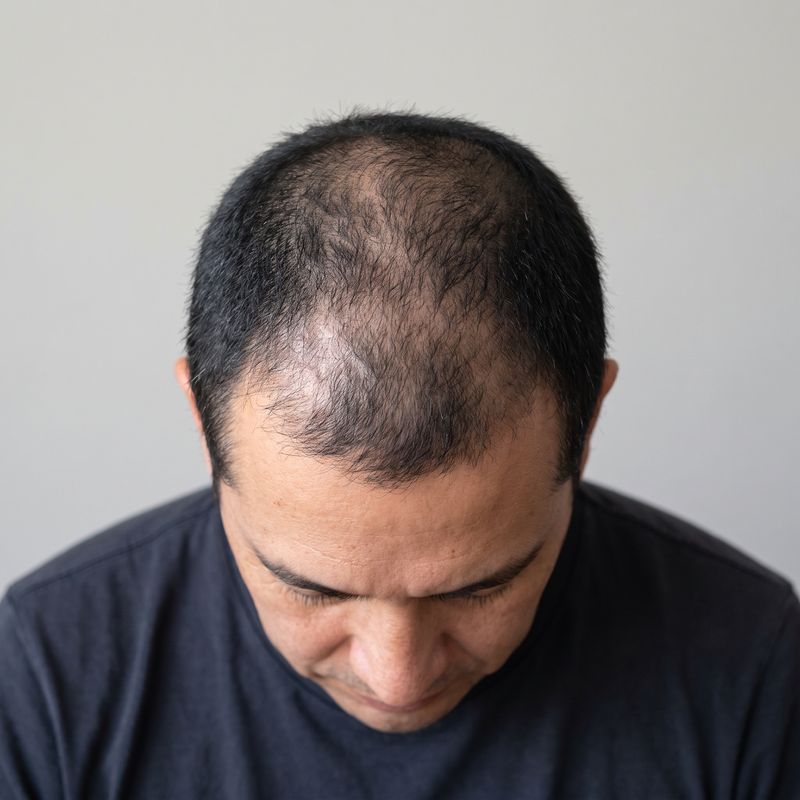 Mid-scalp thinning