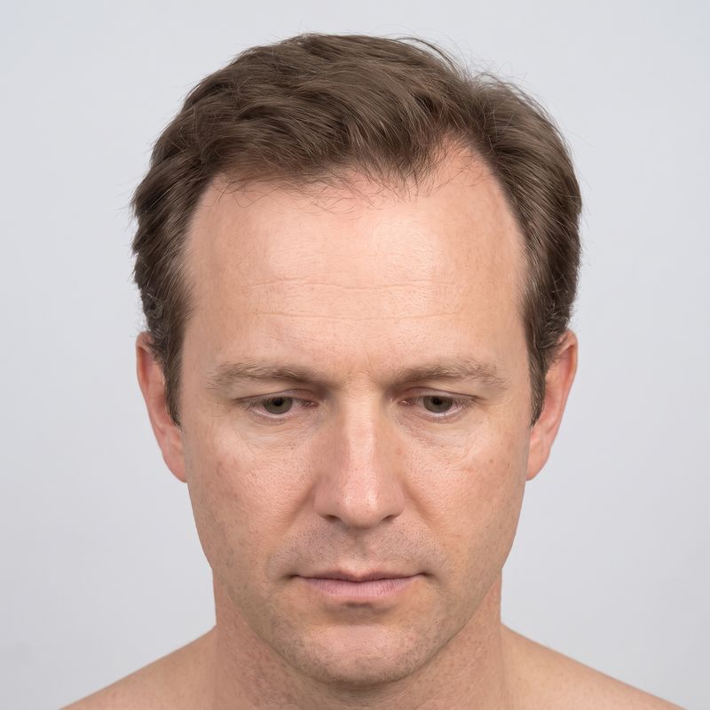 Receding hairline