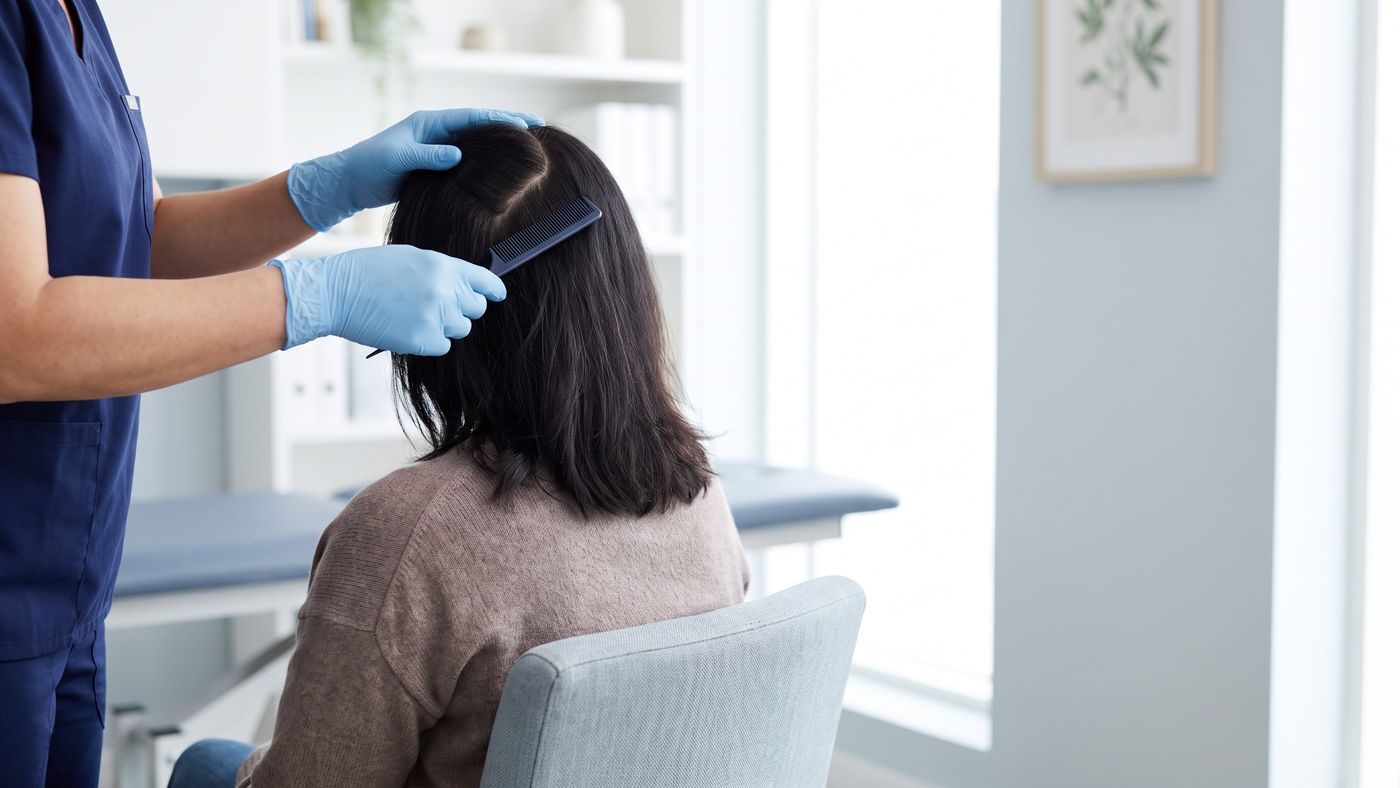 Female hair loss starts with a diagnosis: history, scalp exam and, often, blood tests.