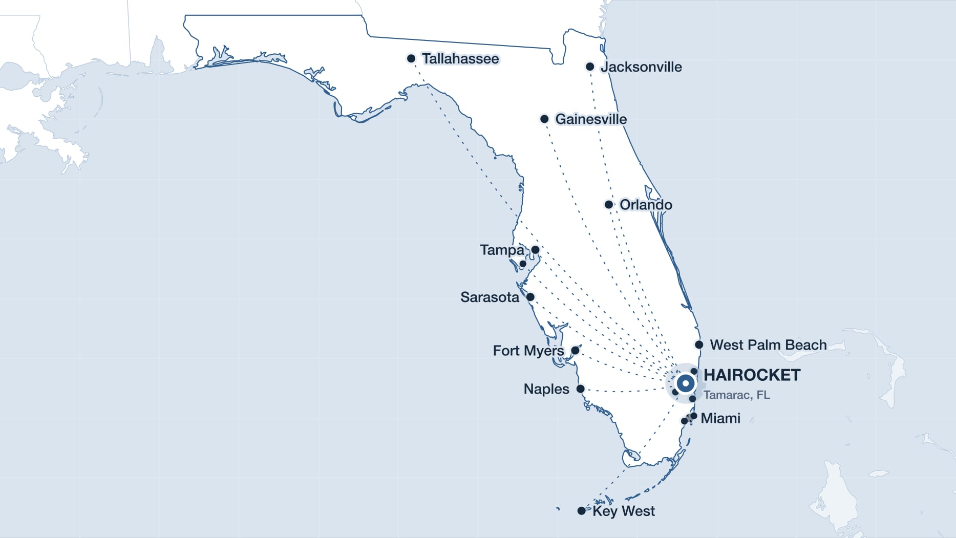Patients travel to our Tamarac clinic from across Florida